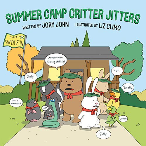 Book cover of SUMMER CAMP CRITTER JITTERS