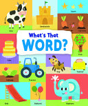 Book cover of WHAT'S THAT WORD