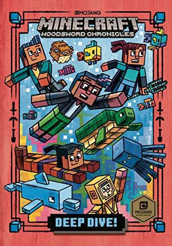 Book cover of MINECRAFT WOODSWORD 03 DEEP DIVE