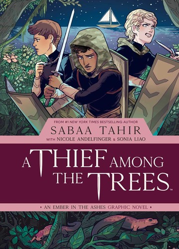 Book cover of EMBER IN THE ASHES GN THIEF AMONG THE TR