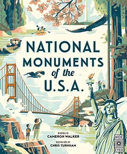Book cover of NATIONAL MONUMENTS OF THE USA
