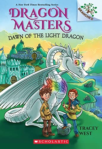 Book cover of DRAGON MASTERS 24 DAWN OF THE LIGHT DRAGON