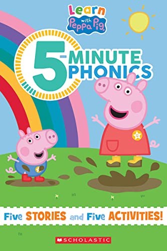 Book cover of PEPPA PIG 5-MINUTE PHONICS MEDIA TIE-IN