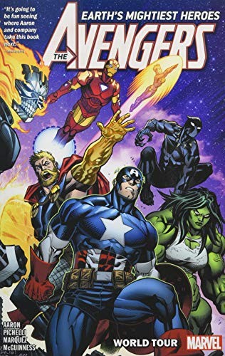Book cover of AVENGERS 02 WORLD TOUR