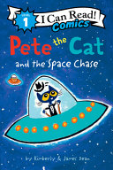 Book cover of PETE THE CAT & THE SPACE CHASE