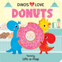 Book cover of DINOS LOVE DONUTS