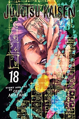 Book cover of JUJUTSU KAISEN 18