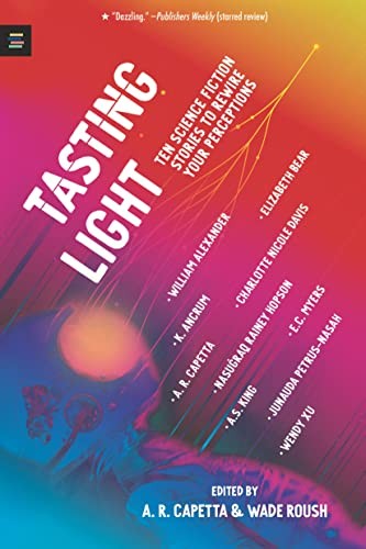 Book cover of TASTING LIGHT - 10 SCIENCE FICTION STOR
