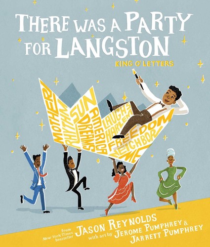 Book cover of THERE WAS A PARTY FOR LANGSTON