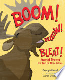 Book cover of BOOM BELLOW BLEAT