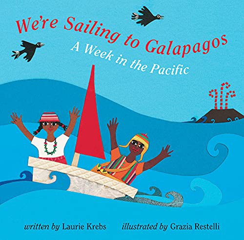 Book cover of WE'RE SAILING TO GALAPAGOS