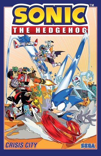 Book cover of SONIC THE HEDGEHOG 05 CRISIS CITY
