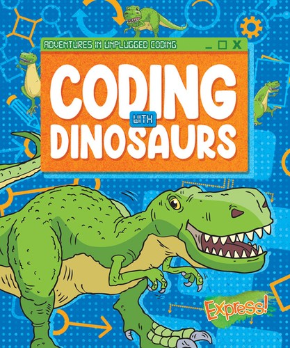 Book cover of CODING WITH DINOSAURS