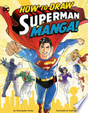 Book cover of HT DRAW SUPERMAN MANGA