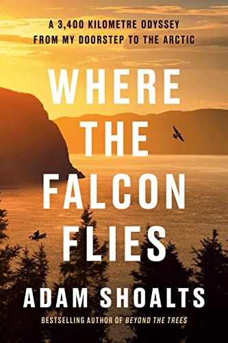 Book cover of WHERE THE FALCON FLIES - A 3400 KM ODYSS
