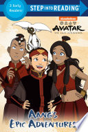 Book cover of AVATAR TLA - AANG'S EPIC ADVENTURES