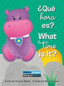 Book cover of QUE HORA ES - WHAT TIME IS IT ENG-SPA