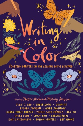 Book cover of WRITING IN COLOR - 14 WRITERS ON THE LES