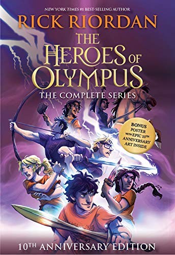 Book cover of HEROES OF OLYMPUS BOX SET 1-5