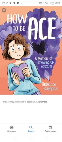 Book cover of HT BE ACE - A MEMOIR OF GROWING UP ASEXU