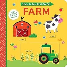 Book cover of SLIDE & SEE 1ST WORDS - FARM