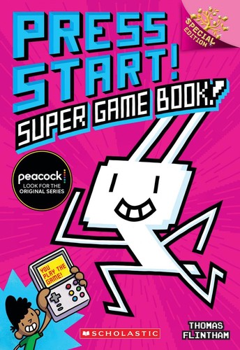 Book cover of PRESS START 14 SUPER GAME BOOK