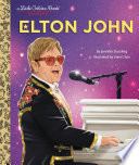 Book cover of ELTON JOHN - A LITTLE GOLDEN BOOK BIOGRA