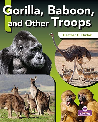Book cover of GORILLA BABOON & OTHER TROOPS