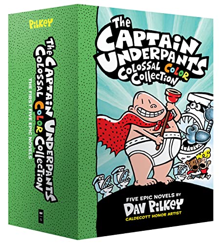 Book cover of CAPTAIN UNDERPANTS BOX SET 1-5