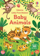 Book cover of LITTLE 1ST STICKERS BABY ANIMALS