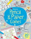 Book cover of PENCIL & PAPER GAMES