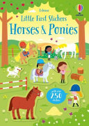 Book cover of LITTLE 1ST STICKERS HORSES & PONIES
