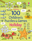 Book cover of 100 CHILDREN'S PUZZLES & GAMES - HOLID