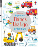 Book cover of WIPE-CLEAN THINGS THAT GO ACTIVITIES