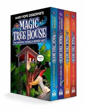 Book cover of MAGIC TREE HOUSE GN BOX SET 1-4