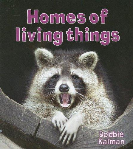 Book cover of HOMES OF LIVING THINGS