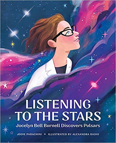 Book cover of LISTENING TO THE STARS - JOCELYN BELL BU