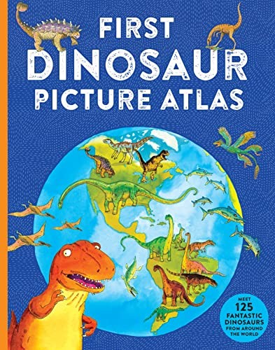 Book cover of 1ST DINOSAUR PICTURE ATLAS