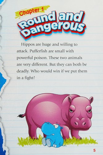 Book cover of PUFFERFISH VS HIPPO