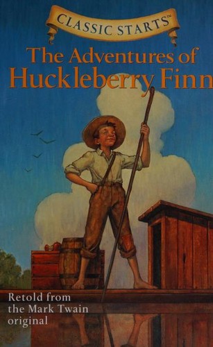 Book cover of ADVENTURES OF HUCKLEBERRY FINN - CLASSIC