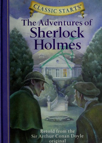 Book cover of CLASSIC STARTS - ADVENTURES OF SHERLOCK