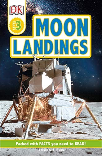 Book cover of MOON LANDINGS