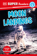 Book cover of DK READERS - MOON LANDINGS