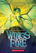 Book cover of WINGS OF FIRE 15 FLAMES OF HOPE