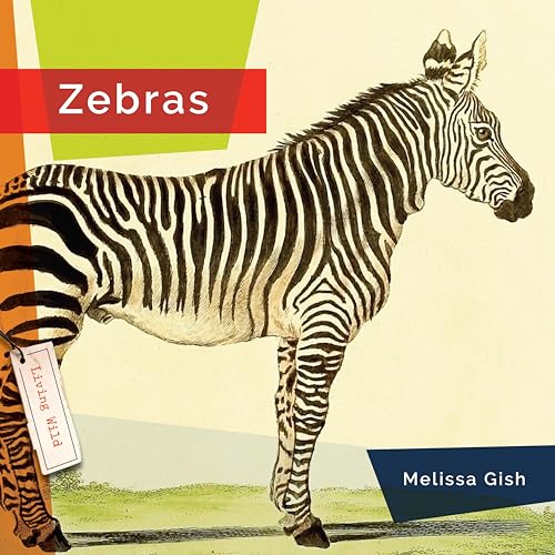 Book cover of LIVING WILD - ZEBRAS