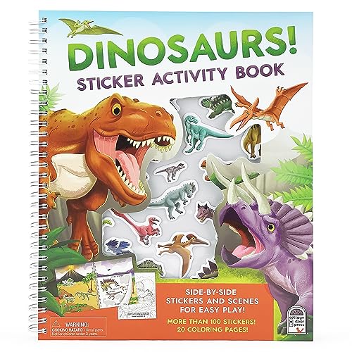 Book cover of DINOSAURS - STICKER ACTIVITY BOOK