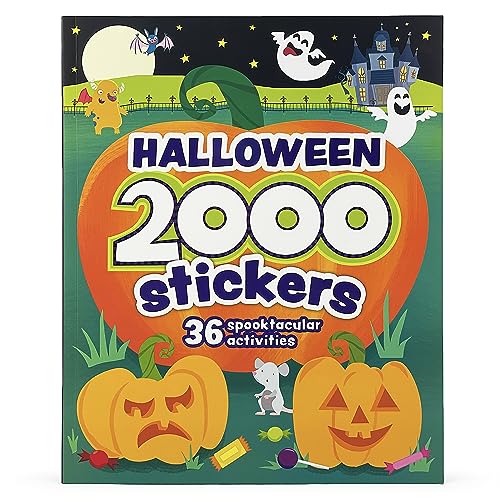 Book cover of 2000 STICKERS SUPER SCARY ACTIVITY BOOK
