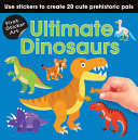 Book cover of 1ST STICKER ART - ULTIMATE DINOSAURS