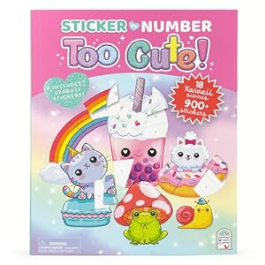 Book cover of STICKER BY NUMBER TOO CUTE